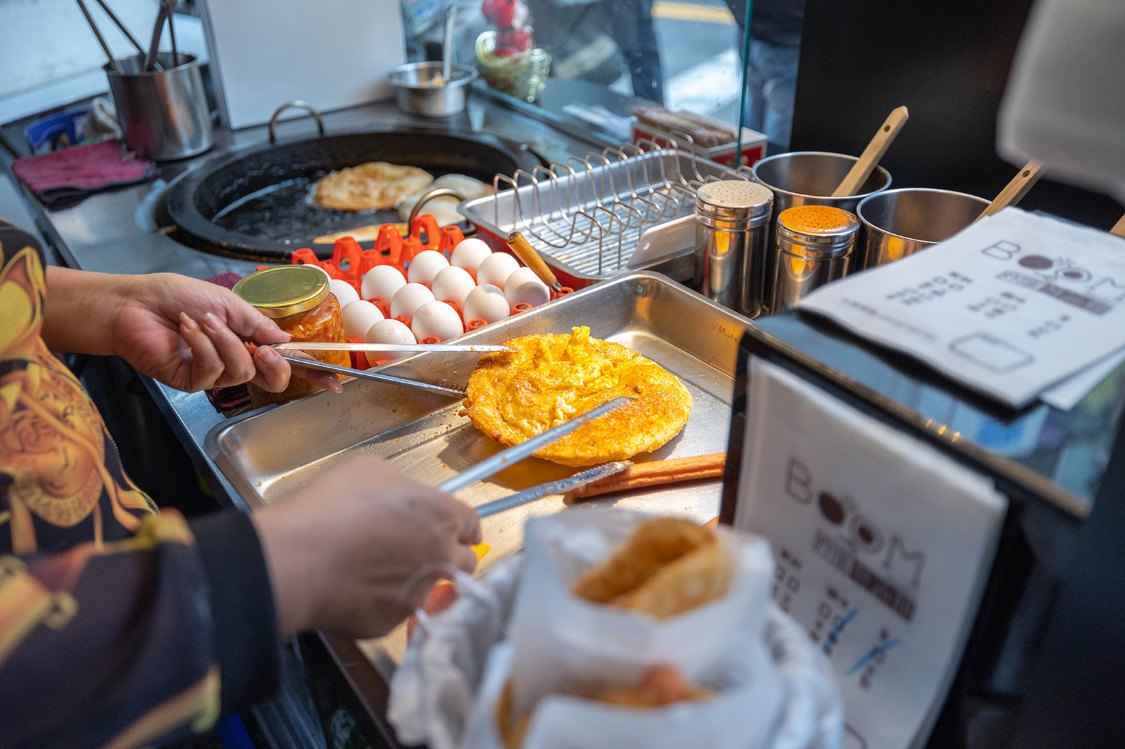Boom炸蛋蔥油餅-豐原廟東店