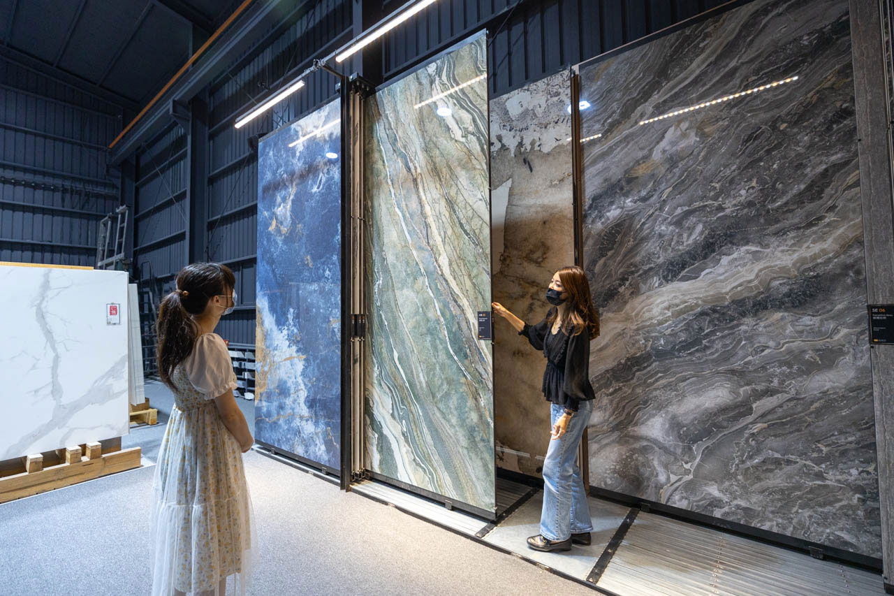 佳聯石業-台中展示中心 infinity鈦鋼石