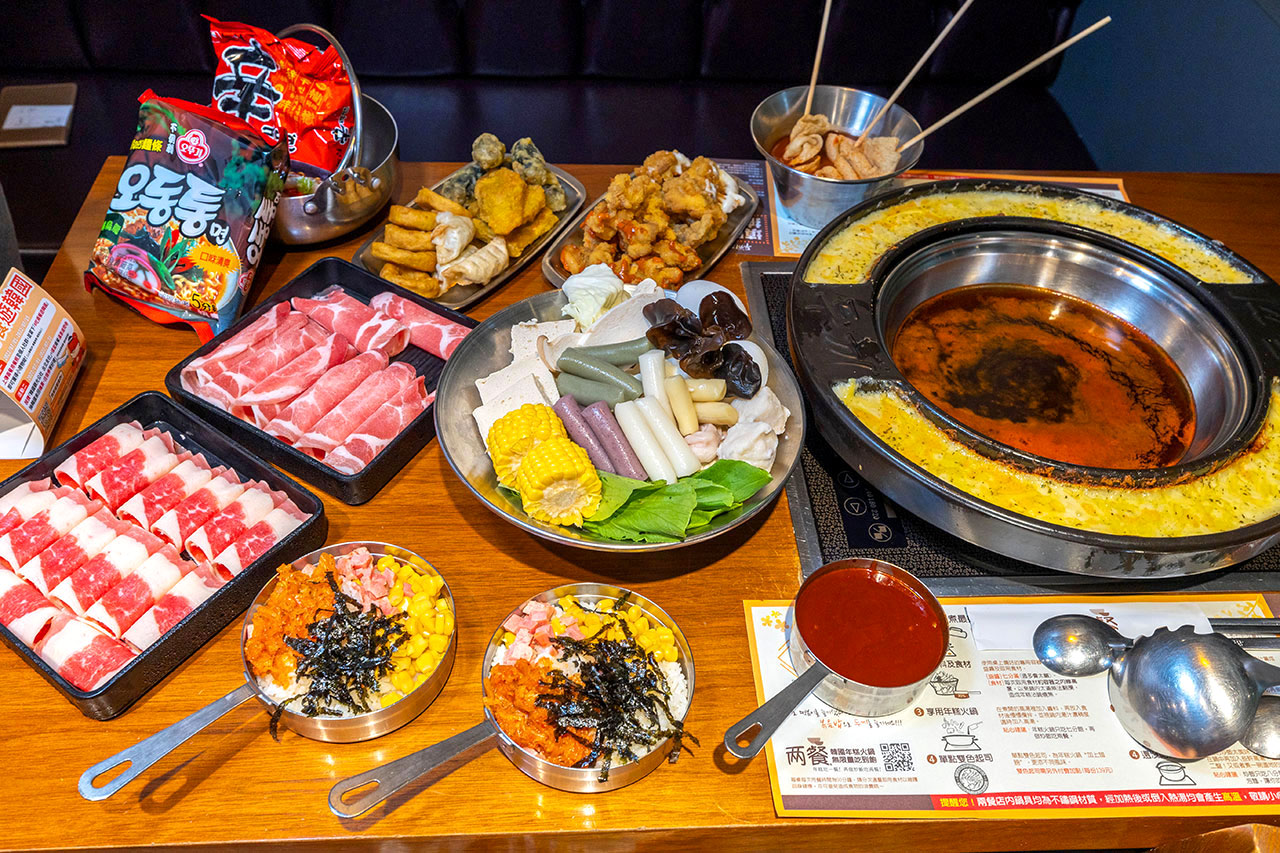 兩餐dookki-두끼韓國年糕火鍋吃到飽(中友店)