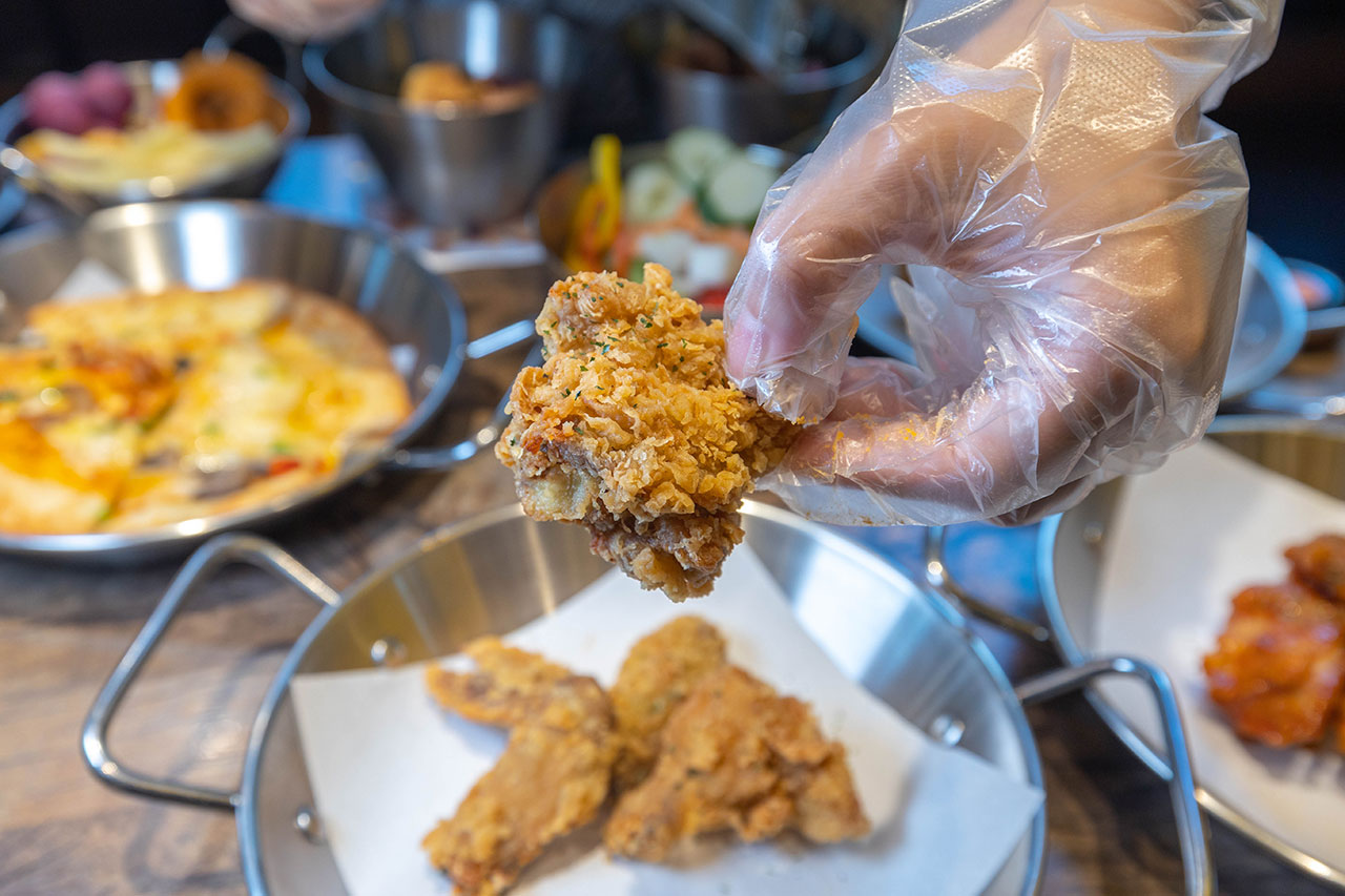 咕咕家韓式炸雞pizza吃到飽-公益店 台中美食