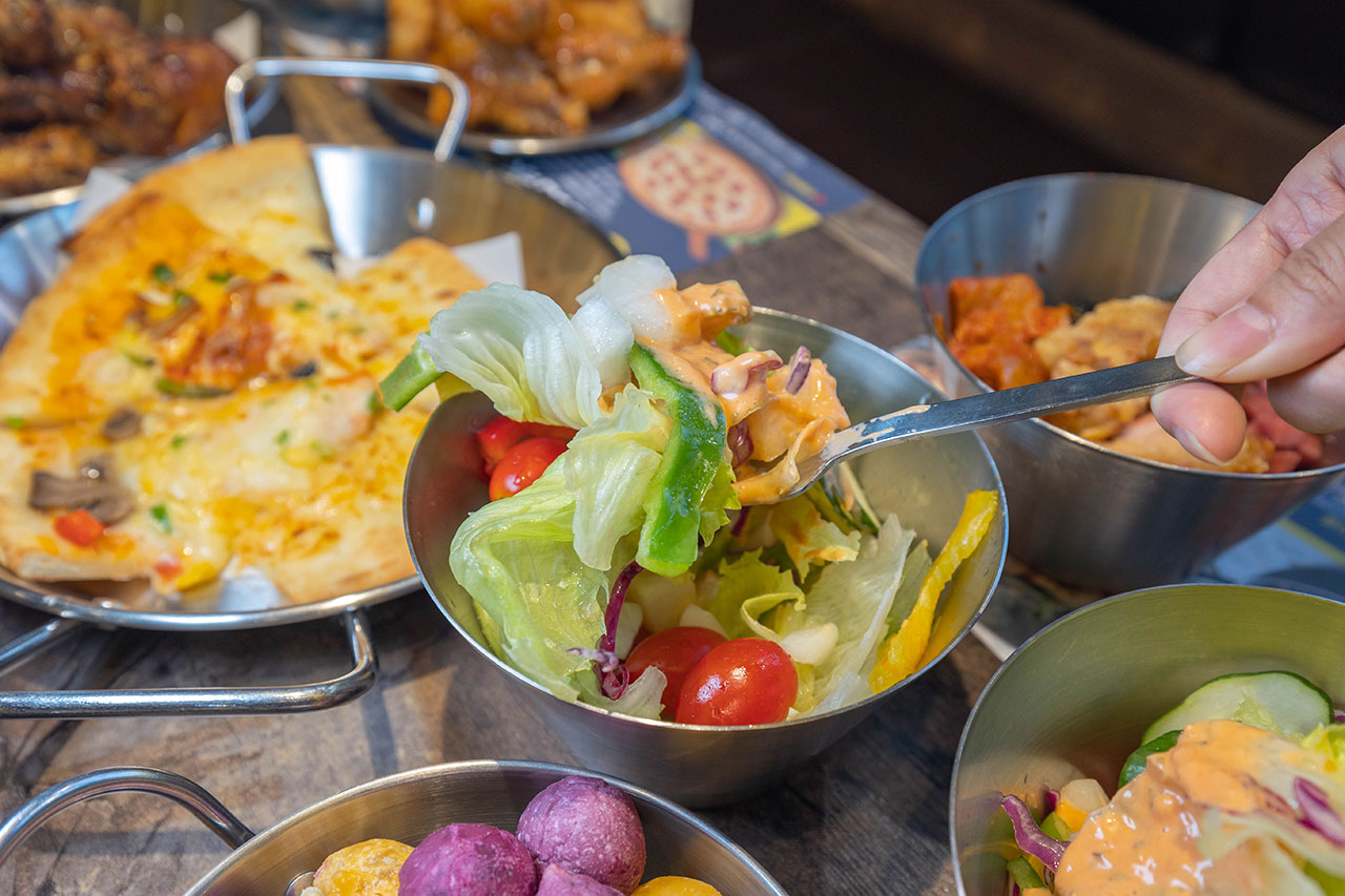 咕咕家韓式炸雞pizza吃到飽-公益店 台中美食