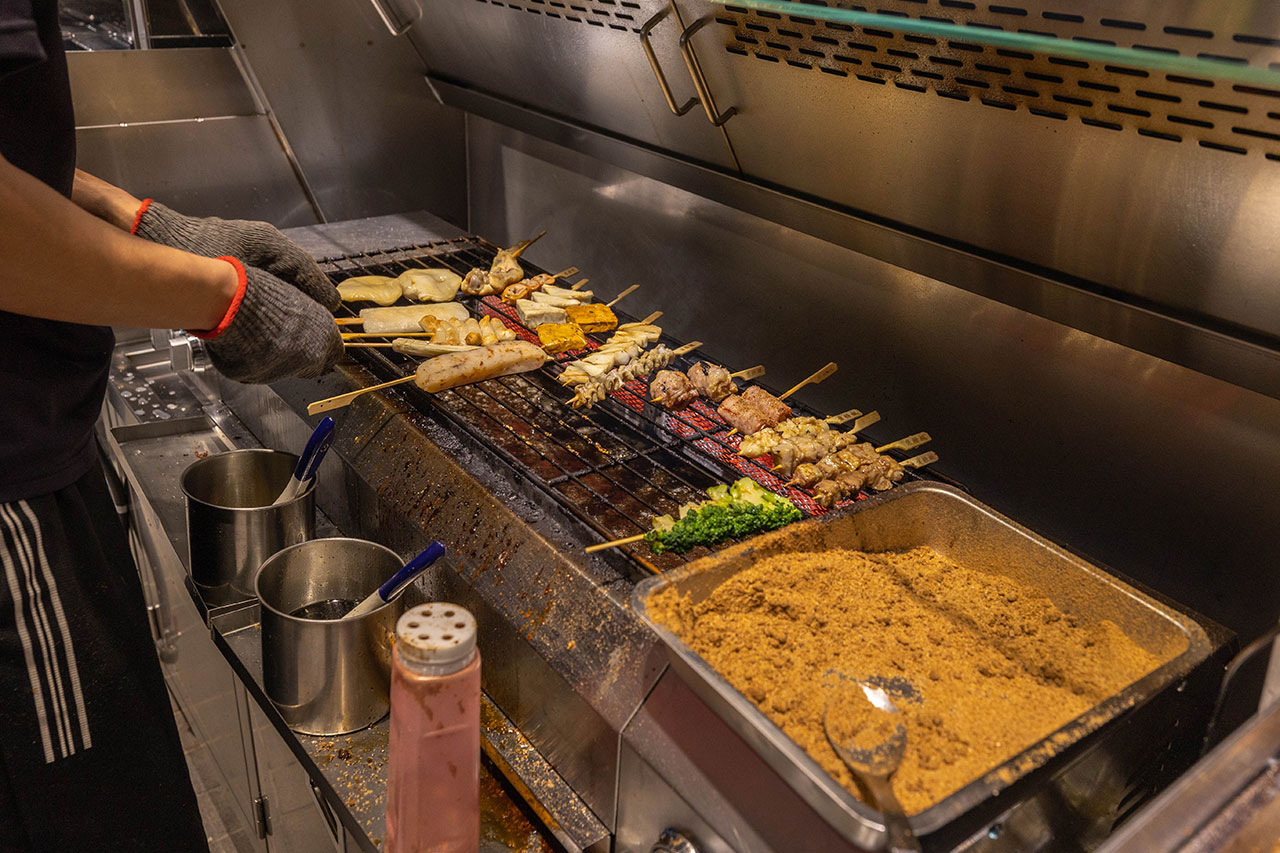 焦糖楓串燒-一中加盟店