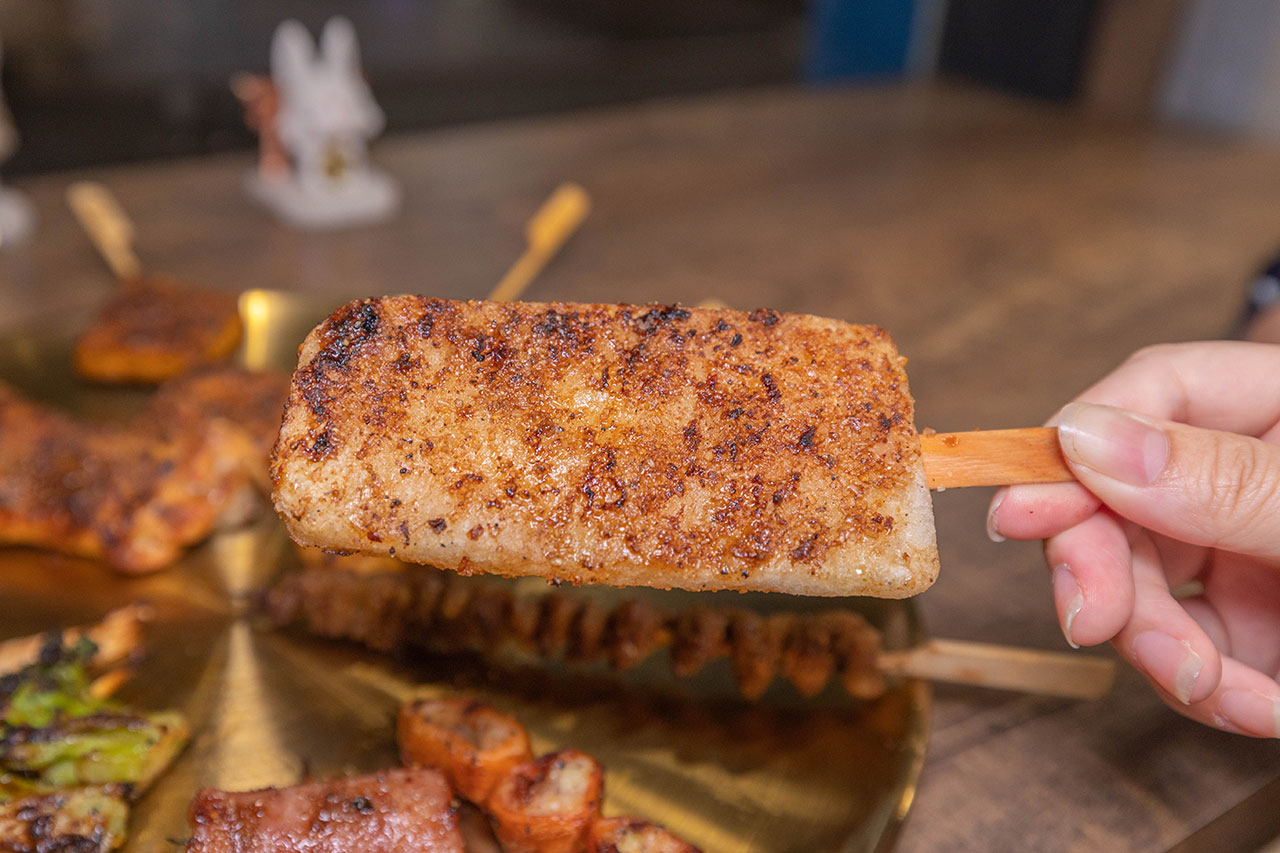 焦糖楓串燒-一中加盟店