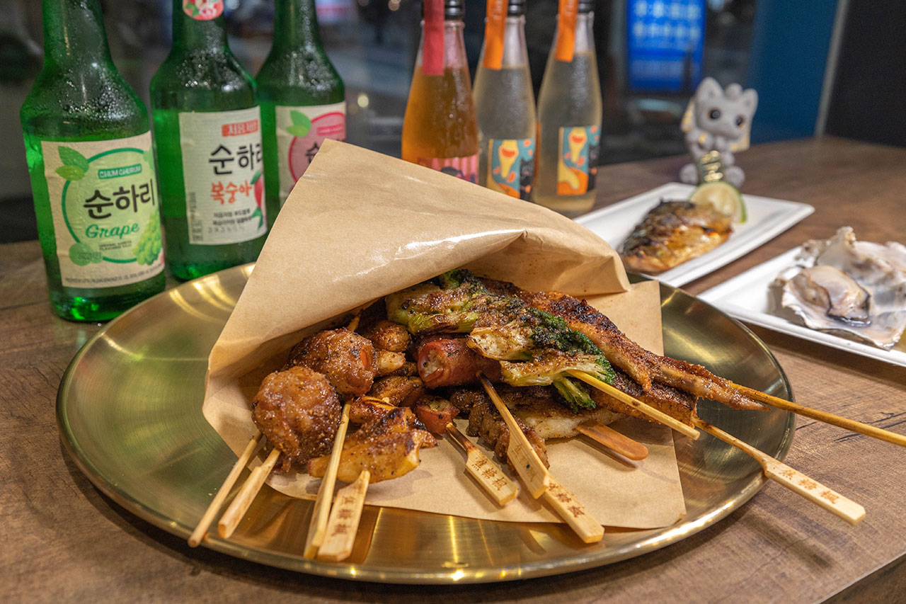 焦糖楓串燒-一中加盟店