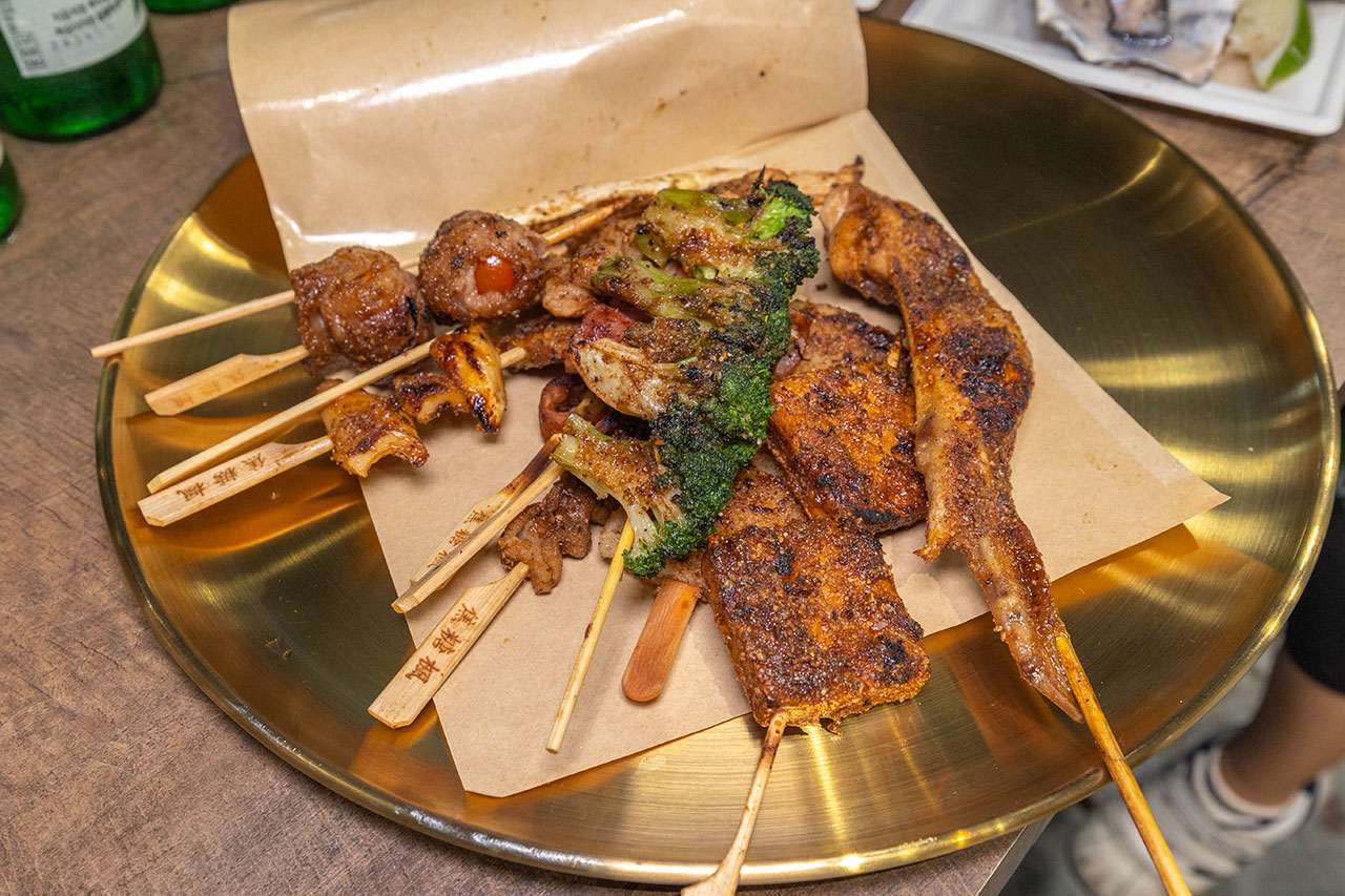 焦糖楓串燒-一中加盟店