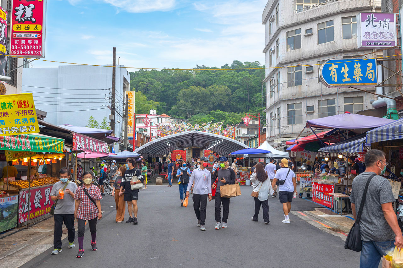 新竹北埔老街睡虎宴
