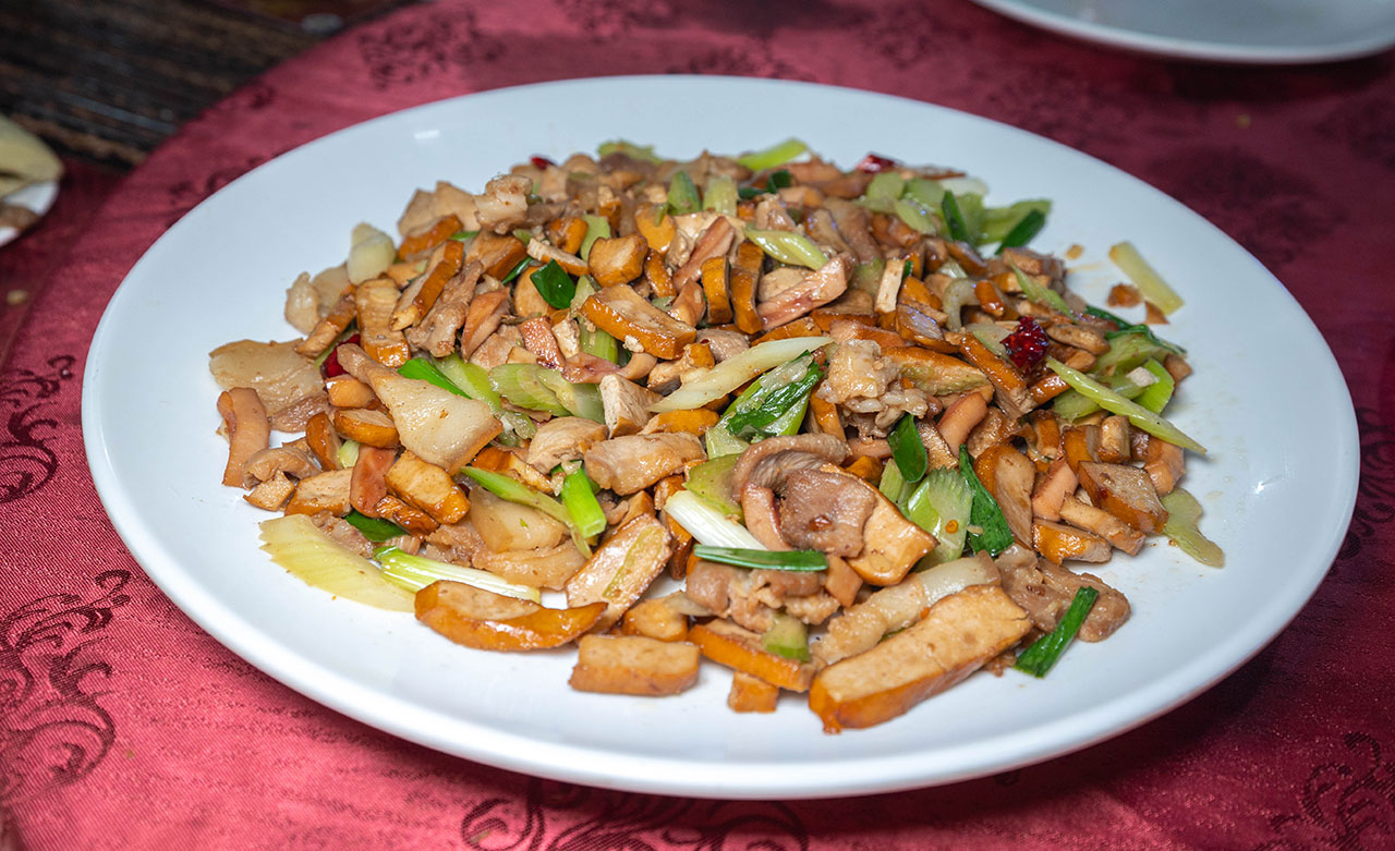 新竹北埔老街睡虎宴