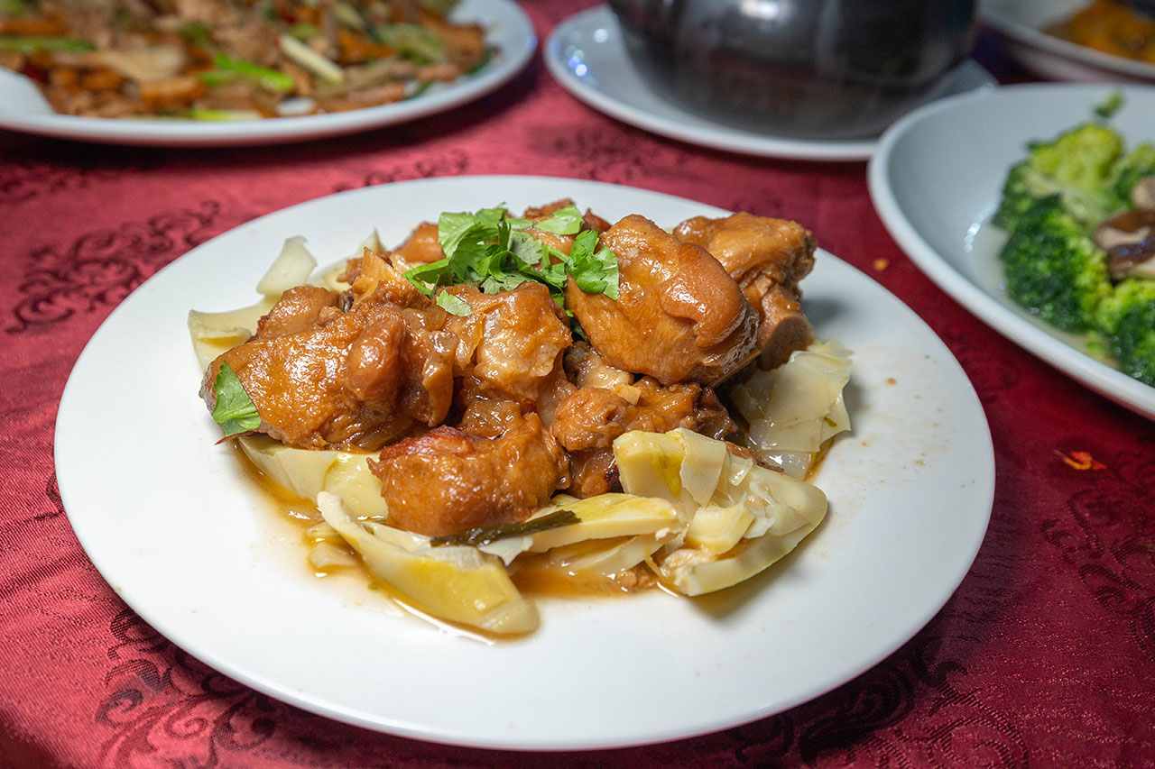 新竹北埔老街睡虎宴