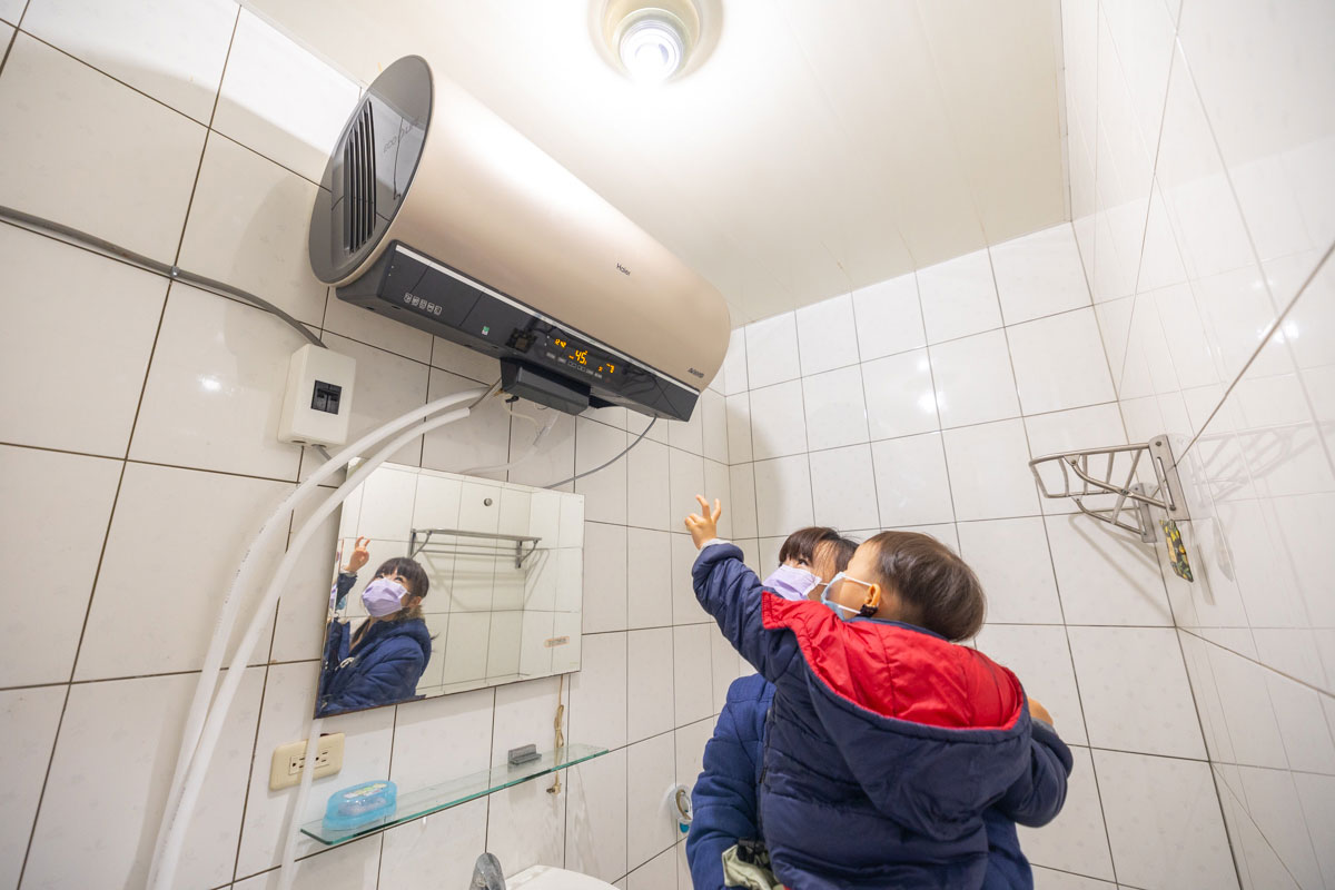 haier海爾空氣能熱泵熱水器80l