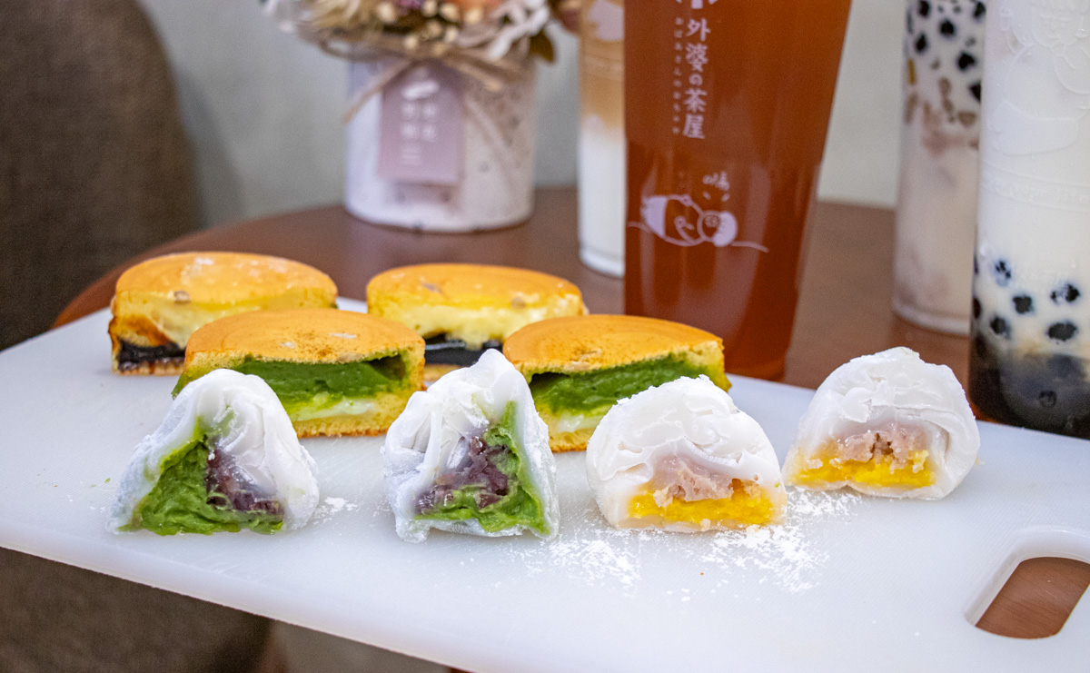 紅豆餅(奶油黑糖麻糬/抹茶白玉麻糬)