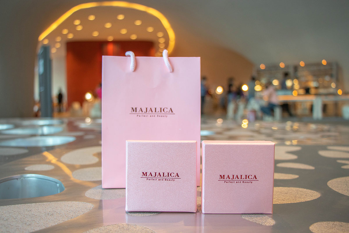 Majalica純銀項鍊-愛心幸運草