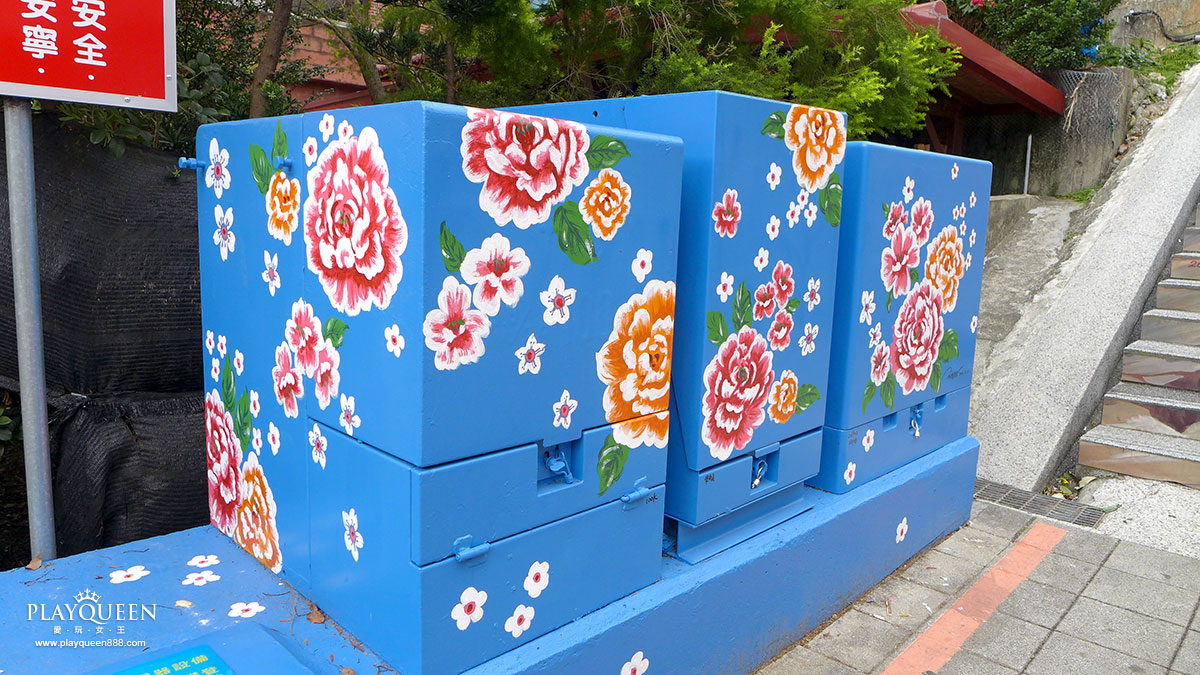 三義建中國小3D彩繪階梯