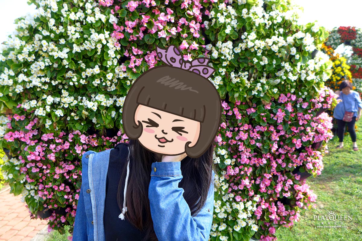 2016臺中國際花毯節，后里花田綠廊