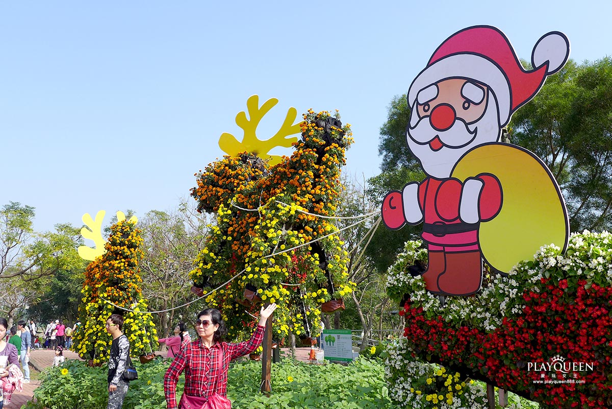 2016臺中國際花毯節，后里花田綠廊
