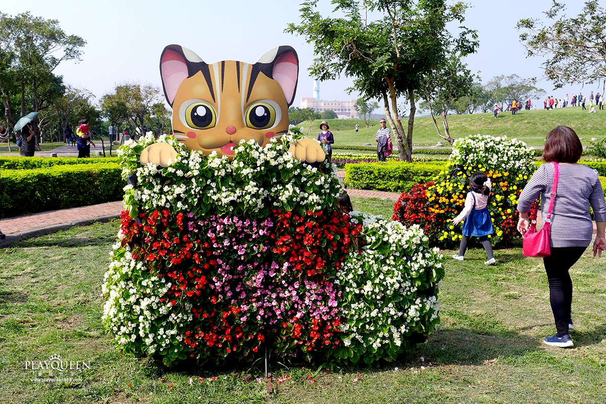 2016臺中國際花毯節，后里花田綠廊