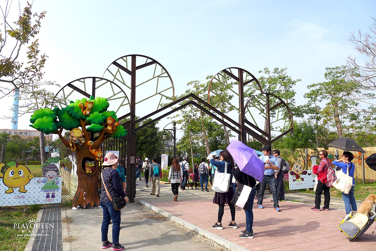 2016臺中國際花毯節，后里花田綠廊