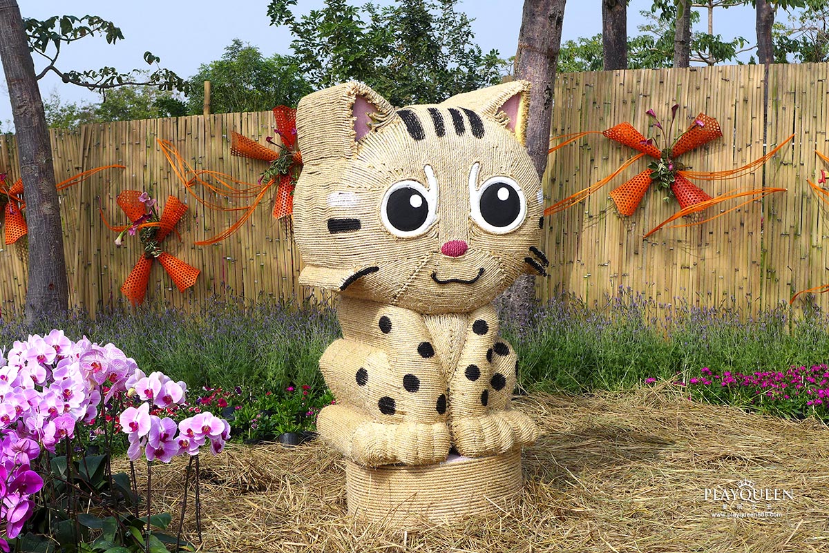 2016臺中國際花毯節，后里花田綠廊