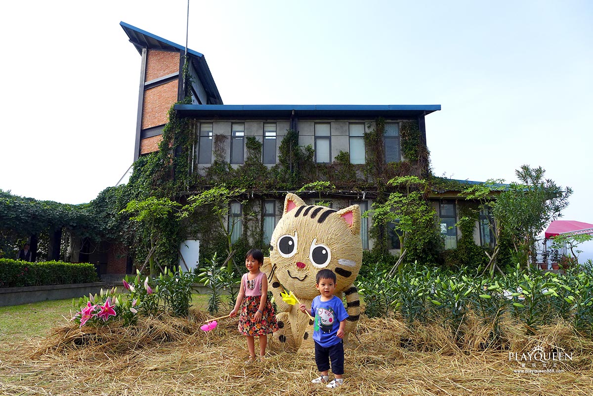2016臺中國際花毯節，后里花田綠廊