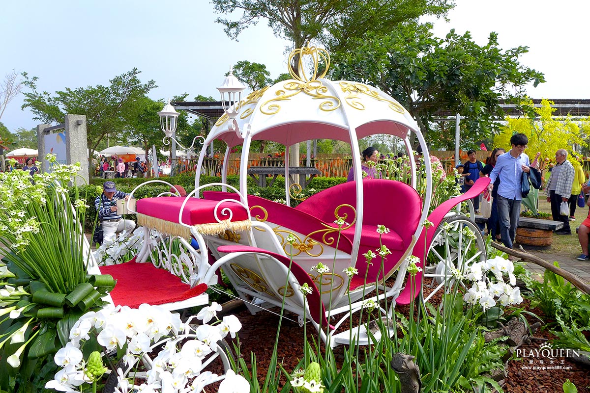 2016臺中國際花毯節，后里花田綠廊