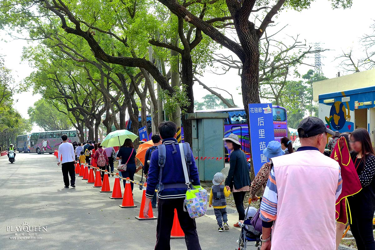 2016臺中國際花毯節，后里花田綠廊