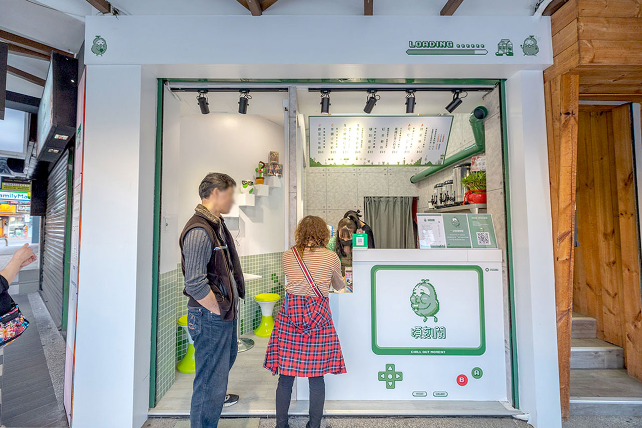 頃刻間綠豆沙牛奶專賣店