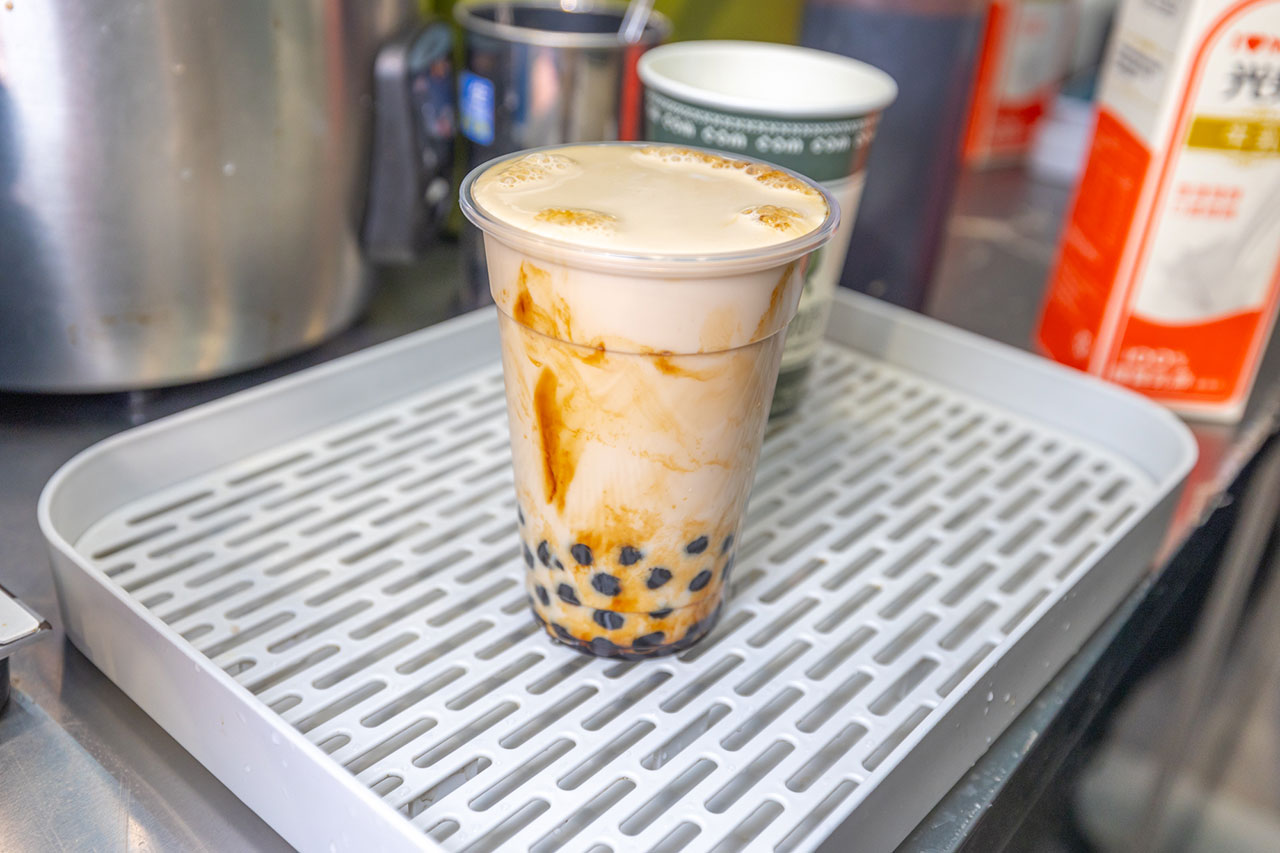 頃刻間綠豆沙牛奶專賣店