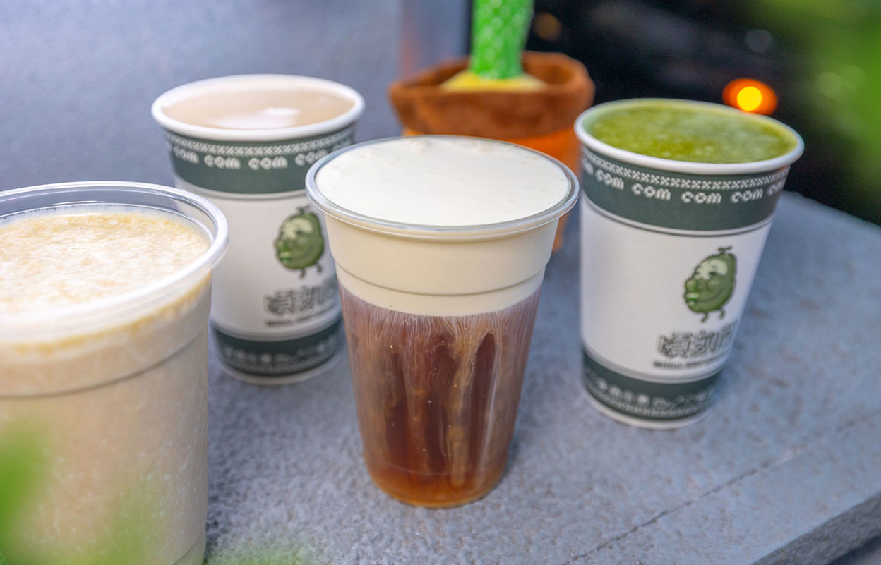 頃刻間綠豆沙牛奶專賣店