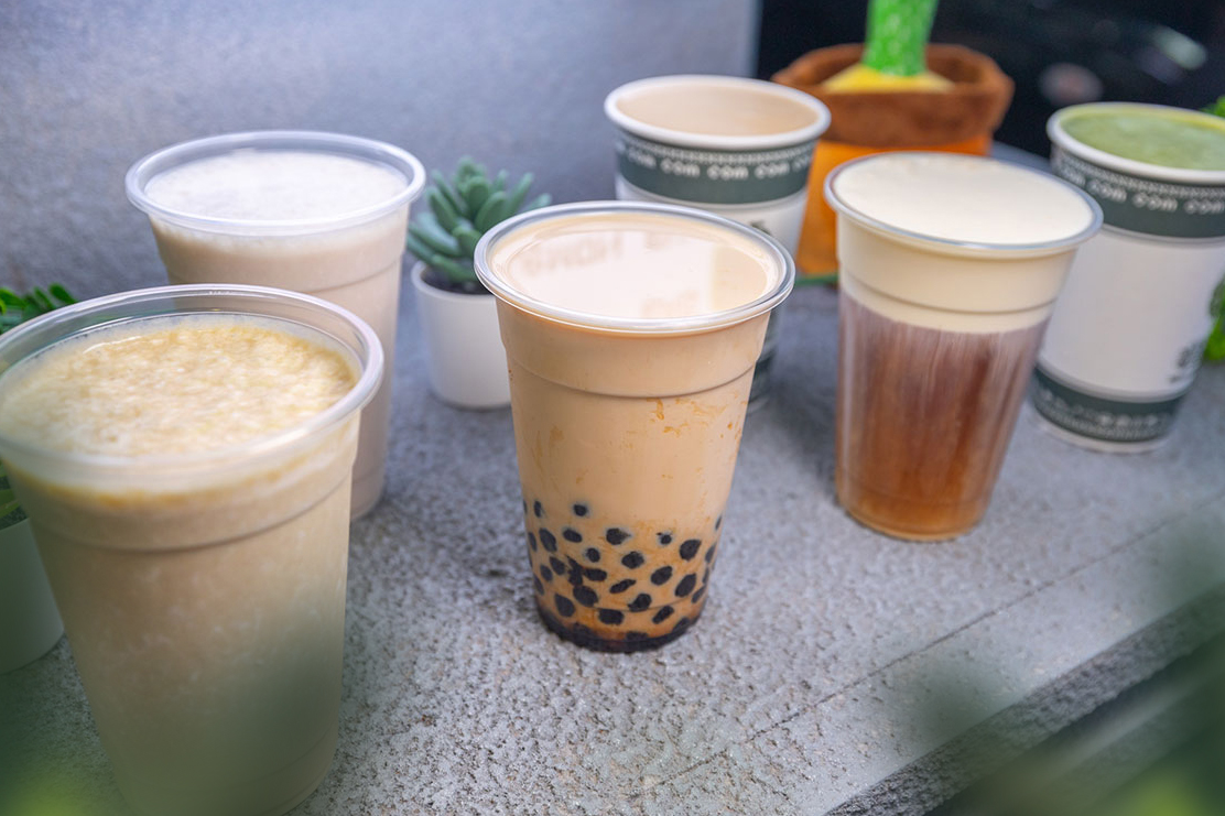 頃刻間綠豆沙牛奶專賣店