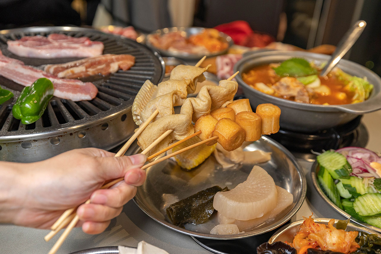 肉夯夯韓式燒肉吃到飽｜台中吃到飽推薦｜台中火車站美食推薦