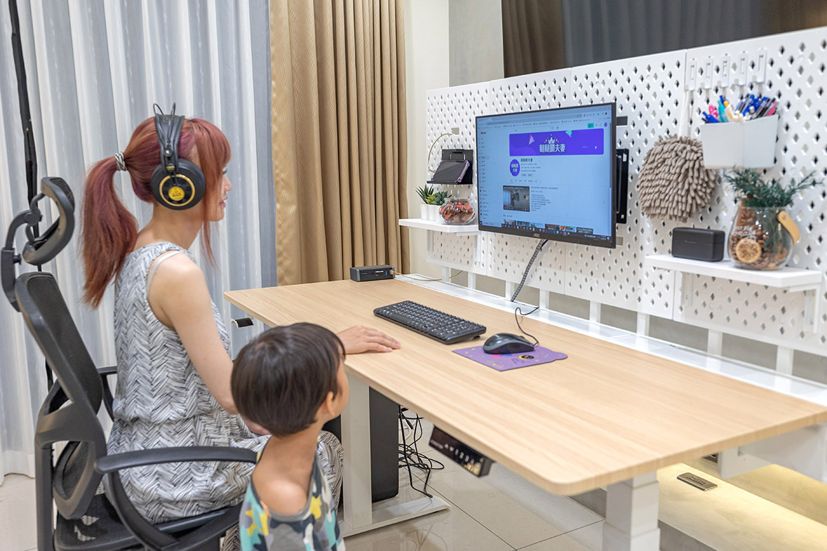 DEZCTOP電腦桌模組化設計升降｜電動桌｜電競桌｜電腦桌