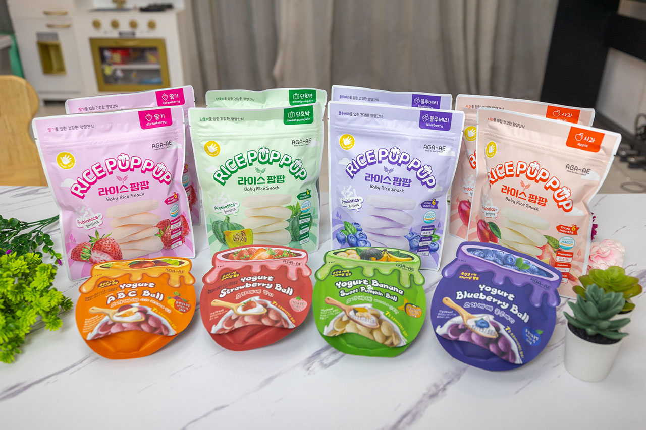 【韓國AGA-AE】水果口味寶寶米餅