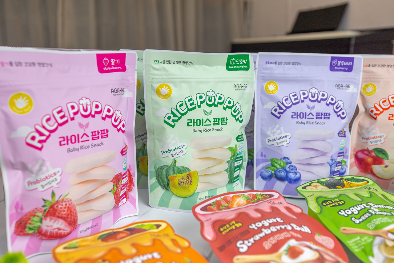 【韓國AGA-AE】水果口味寶寶米餅