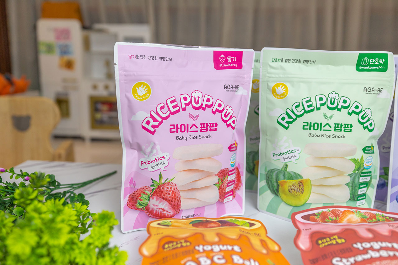 【韓國AGA-AE】水果口味寶寶米餅