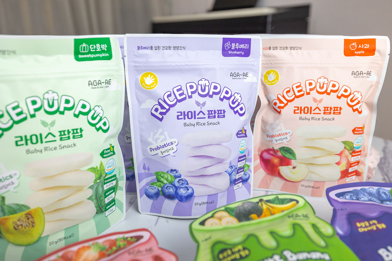 【韓國AGA-AE】水果口味寶寶米餅