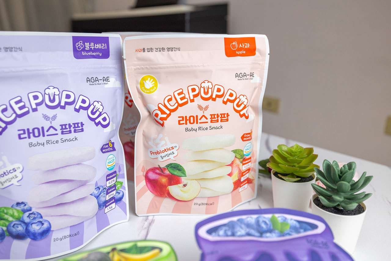 【韓國AGA-AE】水果口味寶寶米餅