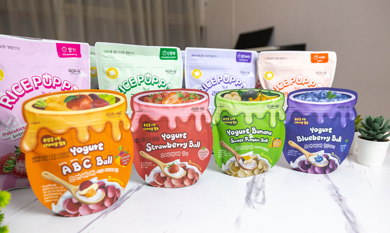 【韓國AGA-AE】水果口味寶寶米餅