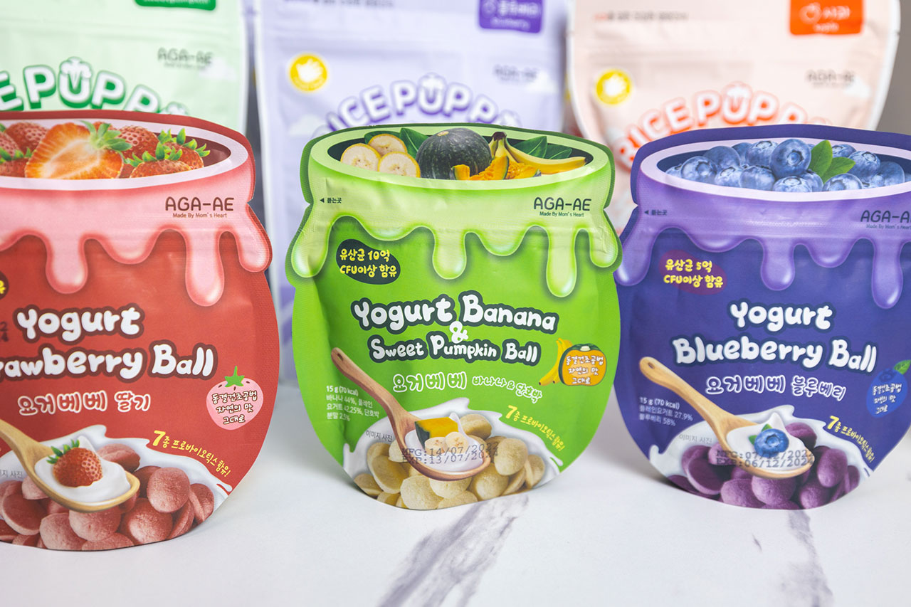 【韓國AGA-AE】水果口味寶寶米餅