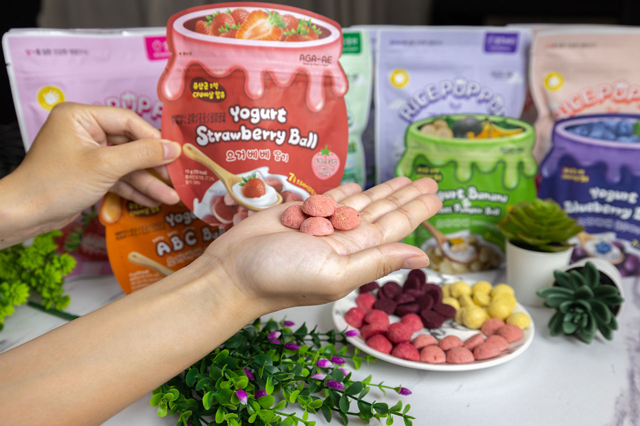 【韓國AGA-AE】水果口味寶寶米餅