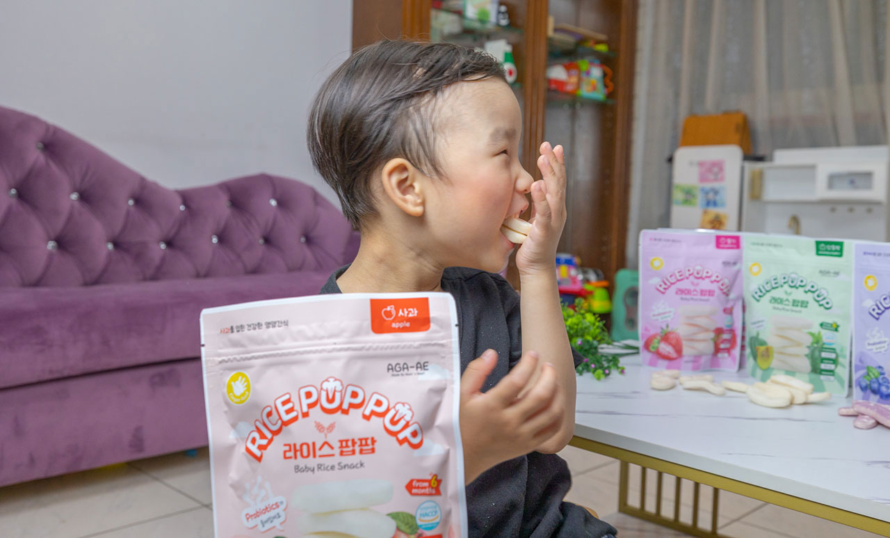 【韓國AGA-AE】水果口味寶寶米餅