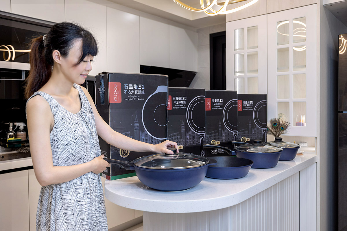 【義大利CUOCO】專利石墨烯S2小帥鍋S2｜不沾鍋推薦