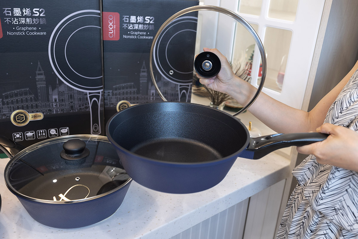 【義大利CUOCO】專利石墨烯S2小帥鍋S2｜不沾鍋推薦