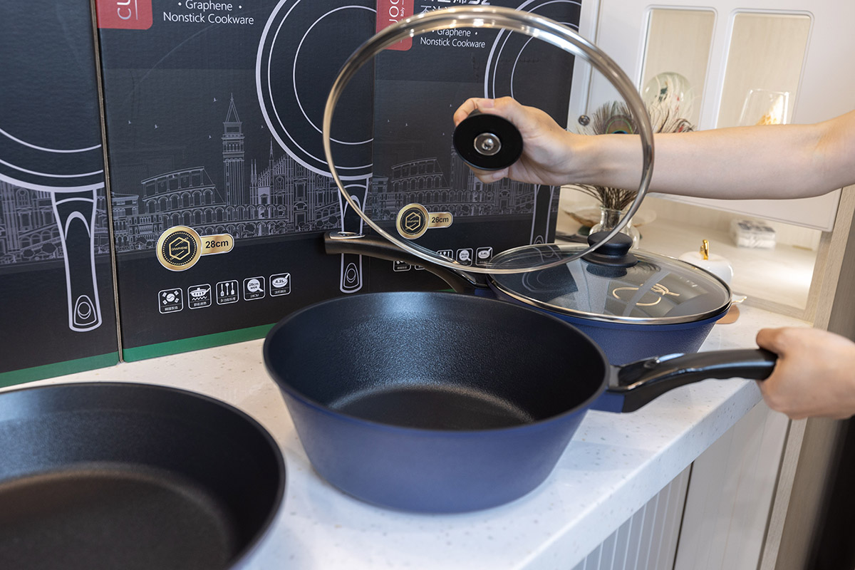 【義大利CUOCO】專利石墨烯S2小帥鍋S2｜不沾鍋推薦