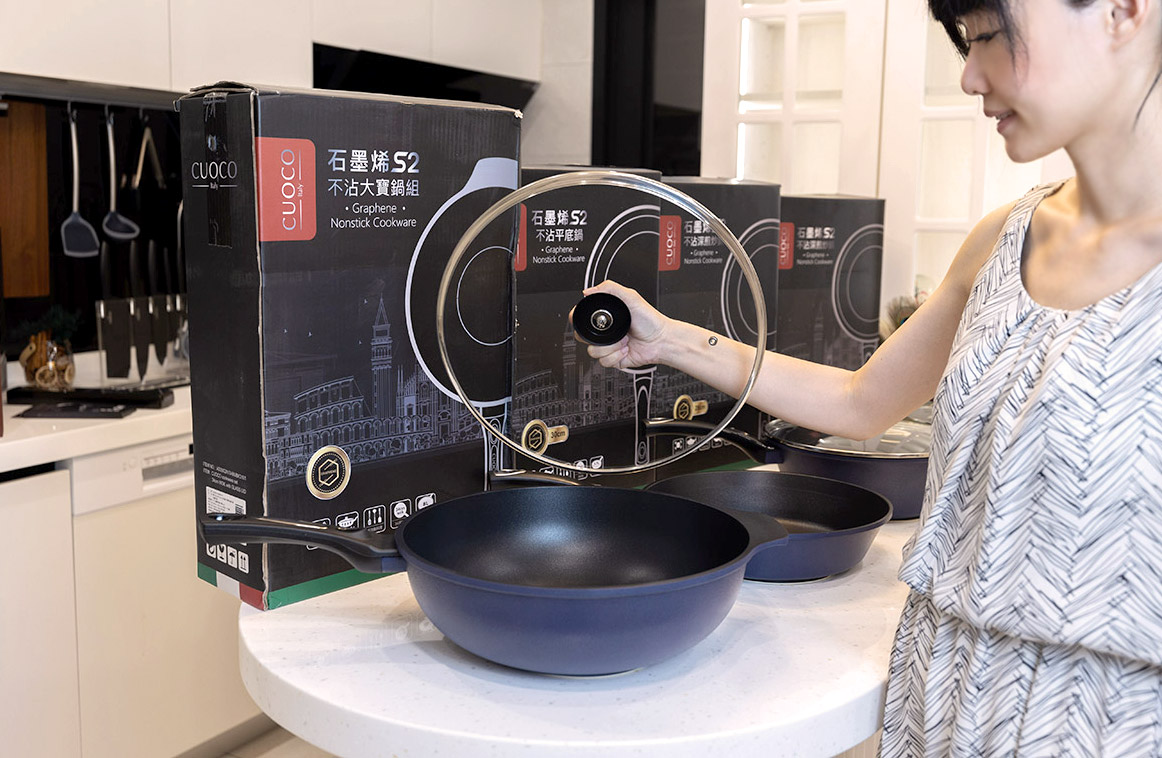【義大利CUOCO】專利石墨烯S2小帥鍋S2｜不沾鍋推薦
