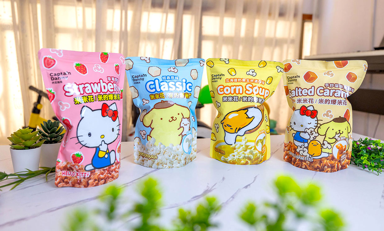 丹尼船長米米花CaptainDanny-三麗鷗聯名款歡樂分享8入組