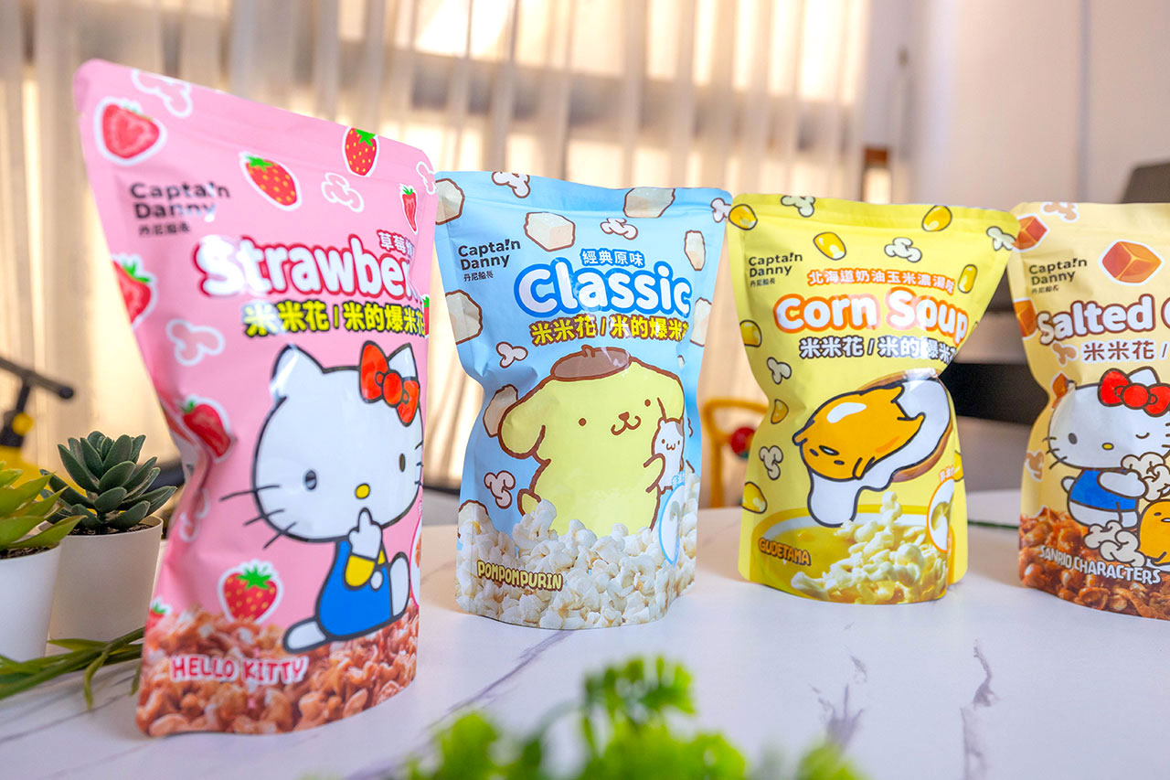 丹尼船長米米花CaptainDanny-三麗鷗聯名款歡樂分享8入組
