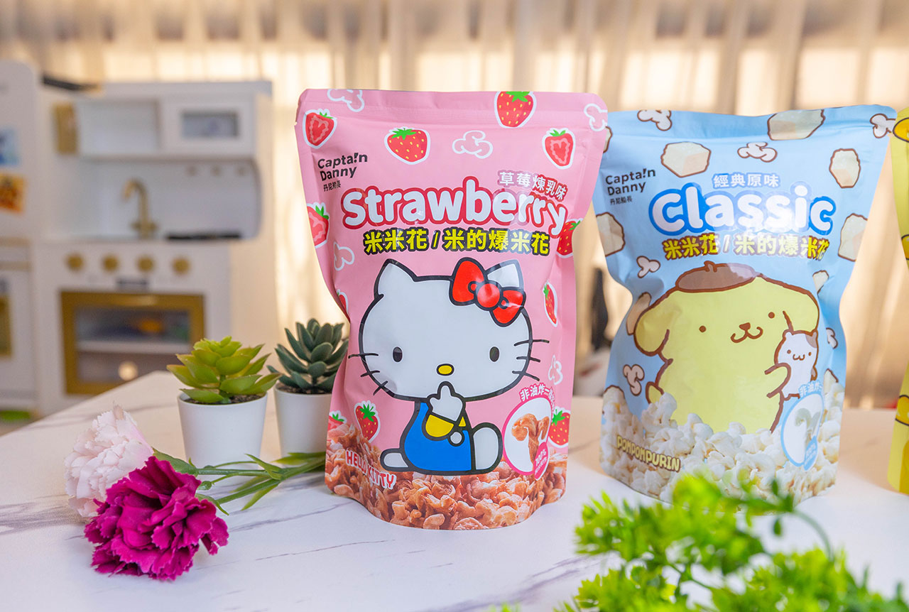 丹尼船長米米花CaptainDanny-三麗鷗聯名款歡樂分享8入組