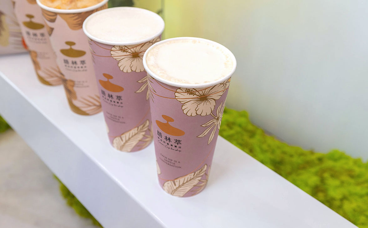 語林萃｜台中勤美飲料店推薦，金獎茶葉精品奶蓋專賣店，奶油界的愛馬仕法國ÉCHIRÉ艾許牛乳，芙柔六分打發工藝2025台中西區飲料推薦