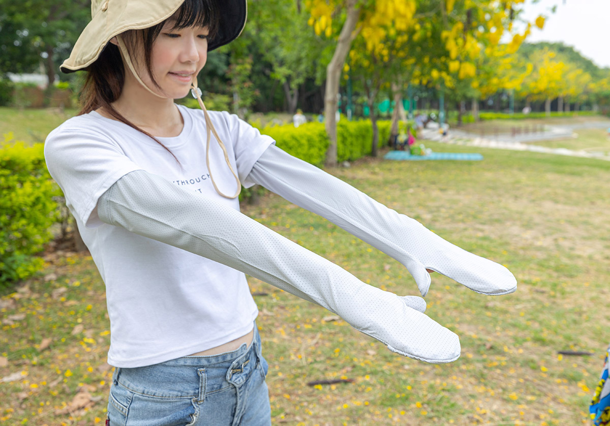 CerfBell【冰適系列】涼感全防曬連帽外套、防曬袖套、涼感衣、涼感帽