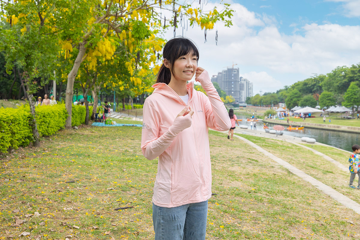 CerfBell【冰適系列】涼感全防曬連帽外套、防曬袖套、涼感衣、涼感帽