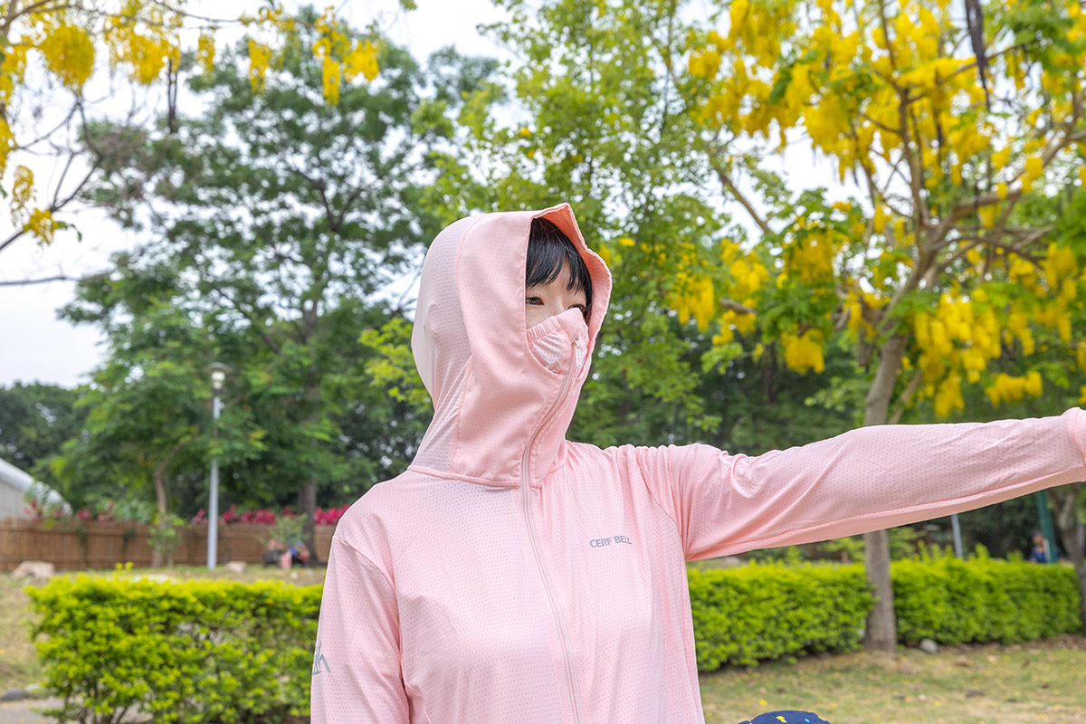 CerfBell【冰適系列】涼感全防曬連帽外套、防曬袖套、涼感衣、涼感帽